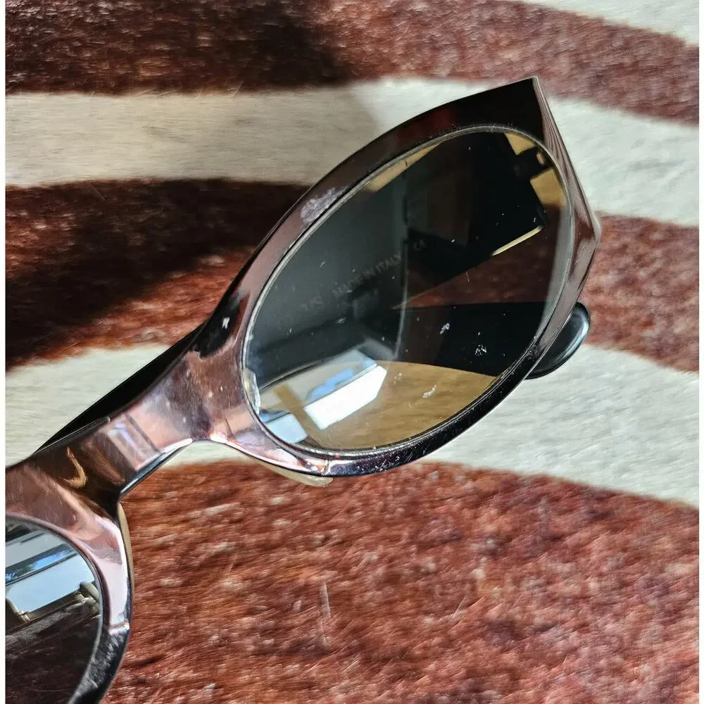 Vintage Y2K Oliver by Valentino Sunglasses OL 3/S 1NE Copper Round Frames Brown